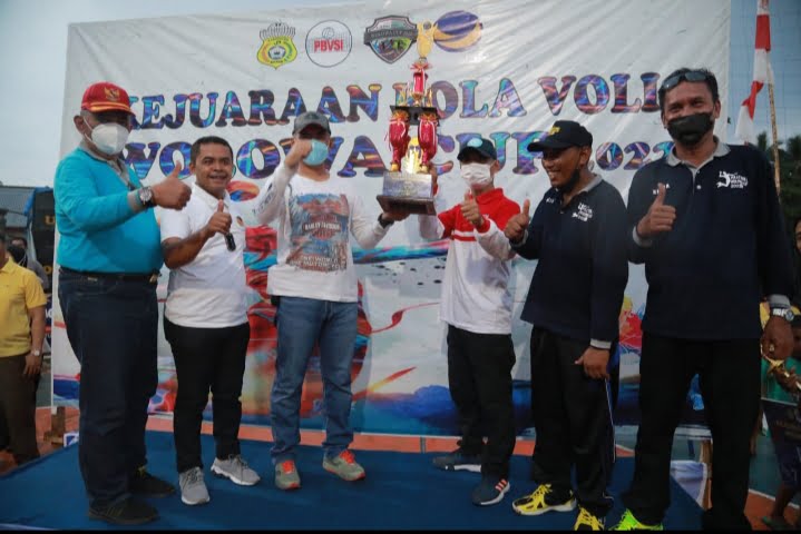 Sukses Gelar Turnamen Bola Voli Wolowa Cup, Ketua Panitia: Ini Berkat Dukungan Semua Pihak, Khususnya Ketua Fraksi Nasdem Sabaruddin Paena