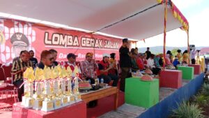 Diduga Sibuk Urus Nonjobnya di Jakarta, Basiran Digantikan Sekda Buton Terima Barisan Gerak Jalan Indah