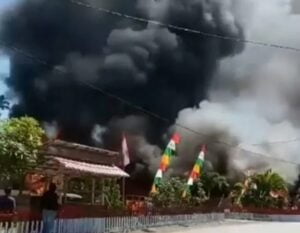 Breaking News: Satu Unit Rumah di Buton Ludes Dilalap Si Jago Merah