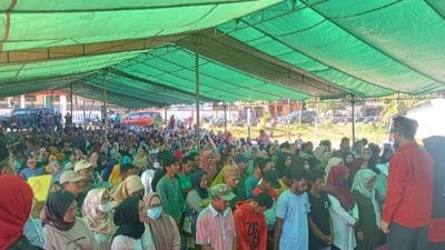 Kembali Membludak, Sekira 1000 Orang Hadiri Kampanye SYARA di Wolowa, Didominasi Perempuan