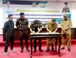 Pemkab dan Kejari Buton Teken MoU, Ini Isinya