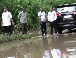 Jalan Poros Wabula Tergenang, Bupati Buton Perintahkan PUPR Segera Perbaiki