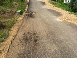 Miris, Belum Lama Dikerjakan Jalan Sudah Rusak, Warga Rejosari Minta Kontraktor dan Dinas PU Buton Tanggung Jawab