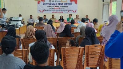 Pengurus Koperasi Desa Merah Putih Desa Wajah Jaya Resmi Dibentuk, Ini Harapan Pemdes