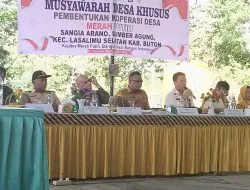 Tak Cukup Syarat, Dua Desa di Buton Sepakat Gabung Bentuk Koperasi Desa Merah Putih