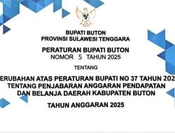 Bupati Buton Terbitkan Perbup Efisensi, Ketua DPRD Mengaku Belum Beri Persetujuan