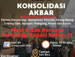 Besok, IMM dan HmI Buton Bakal Gelar Konsolidasi Akbar: Mosi Tidak Percaya Kepada Bupati Buton