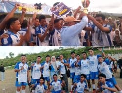 Final Turnamen Bupati Cup I, Tim Keseblasan Matanauwe Sabet Juara 1 Lewat Adu Finalti