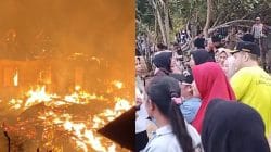 Janji Perbaikan Rumah Korban Kebakaran di Kamaru Tak Kunjung Tiba, Bupati Buton Malah Asyik Joget-joget di Pantai Komerate
