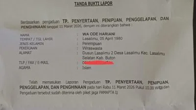 Dua Oknum ASN di Buton Diadukan ke Polisi, Diduga Lakukan Penipuan dan Penggelapan Dana