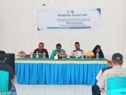 Pemerintah Desa Sampuabalo Gelar Rembug Stunting